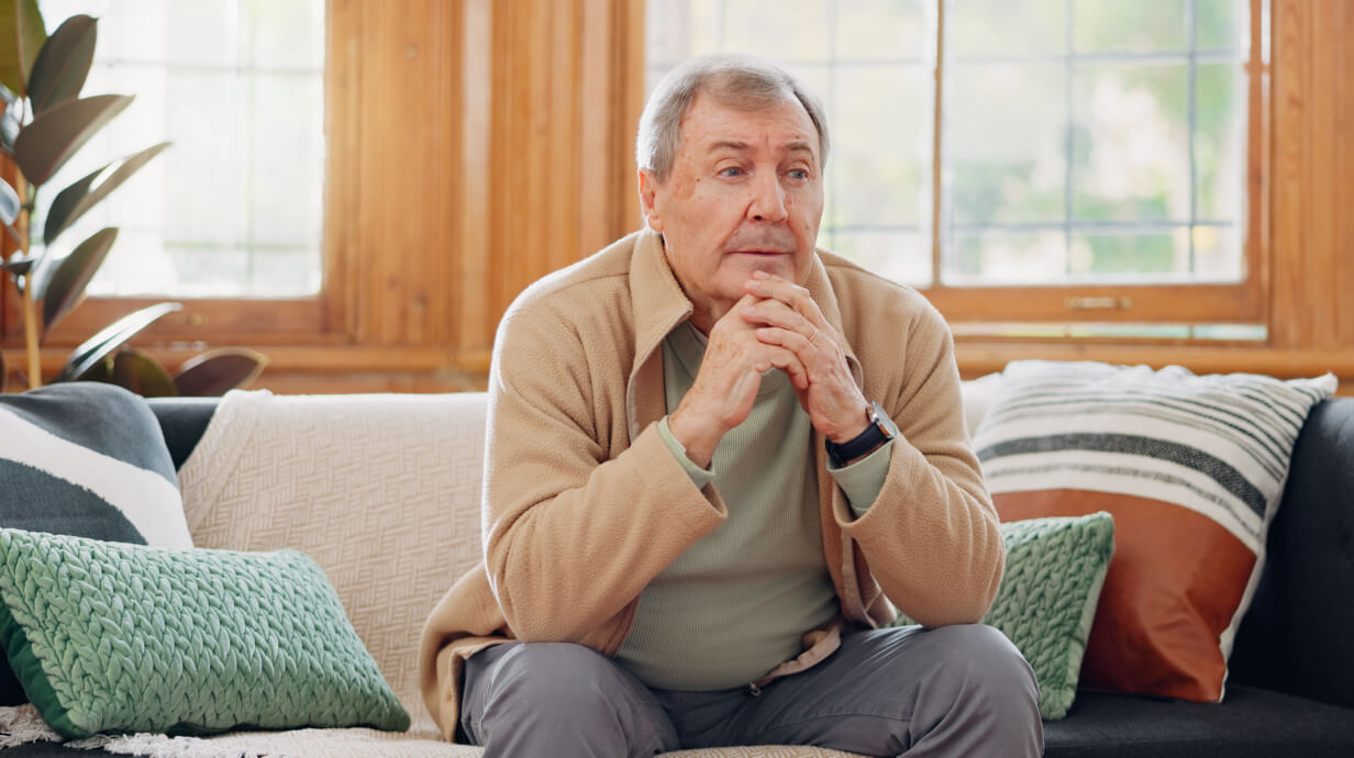 man heeft stress door symptomen vergrote prostaat