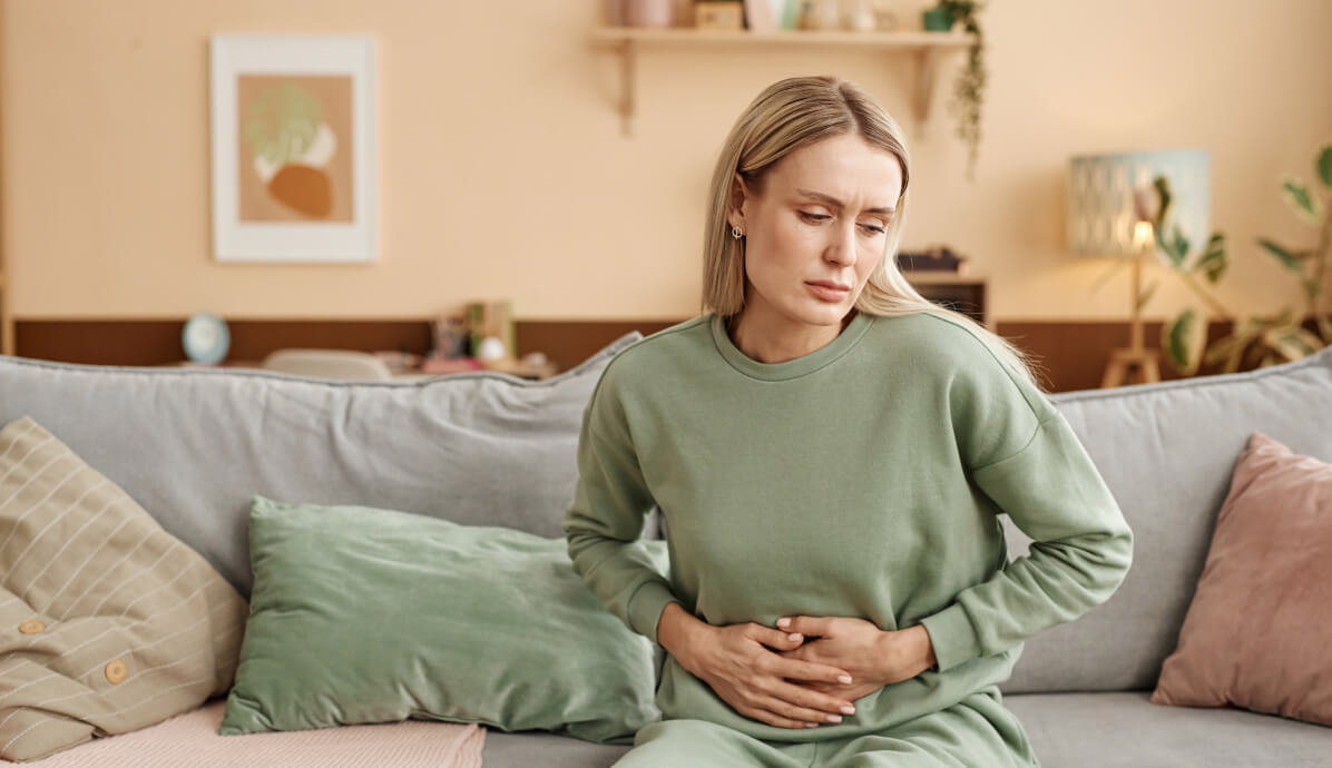 vrouw heeft last van PDS