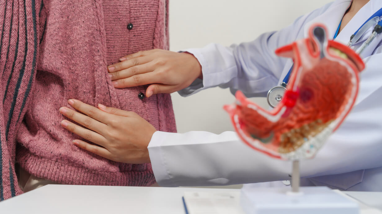 gember bij opgeblazen buik