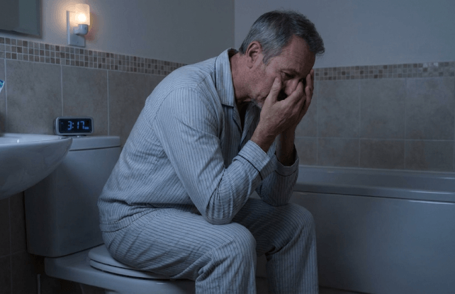 man heeft plasproblemen